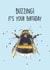 bee splatterworks Birthday Card 13897 created by Splatterworks