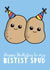 Cute Birthday Card - Friend - Pun - Happy Birthday To My Bestest Spud created by Tori's Little Bubble