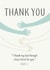 Thank you Christian Thank You Card 16750 created by Christian Gift Store
