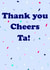 thank you thanks Card 43063 created by Cardi C