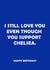 chelsea love you Birthday Card 11198 created by Offside Cards