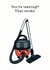 Henry Hoover Leaving Card created by Hattybones