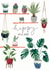 Pretty Trendy House Plants New Home Card - Hanging Plants - Happy New Home created by Bramble Designs