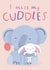spreadasmile cuddle Love & Friendship Card 19773 created by Amber x Lisa Greener