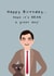 Mr Bean film Birthday Card 19525 created by Fifi Designs