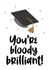 graduate university Graduation Card 19793 created by Kitty & Whale