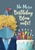 Boris in a face mask post lockdown birthday cake card created by The Supermodels