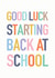 back to school school Good Luck Card 10641 created by Studio 9