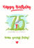 75 golf Birthday Card 18814 created by Little Cat Creates