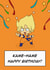 Cute Birthday Card - Dragon Ball Z - Goku created by Rishi