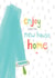 Cute DIY New Home Card - Enjoy Making Your New House A Home created by Gingerbred