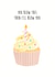 cake pun Birthday Card 17214 created by MJB Design