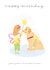 female guide dog Birthday Card 19857 created by Milport Studios
