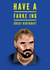 Daniel Farke Leeds United Birthday Card created by Elgo Designs