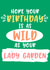 funny rude Birthday Card 7199 created by Giddy Kipper
