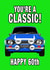 60th Birthday Your a classic Mk1 Escort RS200 created by RetroMotion Artwork