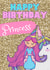 princess unicorn Birthday Card 19552 created by KokoandDoo