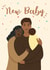 New Baby Black Couple New Baby Card 15695 created by InclusiviTwee