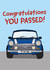 passed driving Congratulations Card 10352 created by Yeti Design