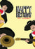 party music Birthday Card 16724 created by Pearl Ivy