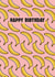 banana adult Birthday Card 16905 created by YA DSGN