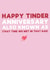 tinder bar Anniversary Card 11749 created by Mean Little Cards