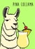 llama pina colada Birthday Card 18795 created by Holly Collective