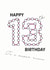 Happy Birthday Happy 13th Card 39272 created by Emma Keight