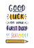 First day of school good luck card created by Joanne Hawker