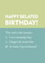 belated late Birthday Card 9173 created by The Grumpy Pug