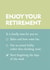 check list tick Retirement Card 9174 created by The Grumpy Pug