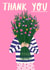 flowers bunch Thank You Card 17623 created by Isabella