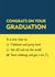 check list tick Graduation Card 9175 created by The Grumpy Pug