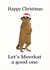 christmas meerkat Card 44906 created by Cocoon Homeware Co