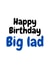 big lad banter Birthday Card 2887 created by Stray Funk Design
