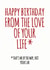 Funny Birthday Card - Love of your Life - Not the Car created by EllieBeanPrints