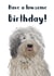 dog cute Birthday Card 18086 created by Sarah Stephenson