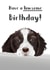 dog puppy Birthday Card 18088 created by Sarah Stephenson