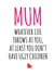 mum from the kids Mothers Day Card 12256 created by Banter King