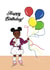 Child cute Birthday Card 20060 created by Nicola Lespeare