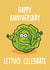 lettuce celebrate Anniversary Card 8638 created by Thirty Mussels