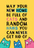 Funny Cat Hair New Home Card - Cats - May Your New Home Be Full Of Cats created by Drawn to Cats