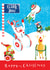 Fun wheelchair snowman Christmas thank you greeting card from a person with special needs, or additional needs. created by Milport Studios