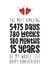 Cute Typography Anniversary Card - 15 Years - The Most Amazing 5475 Days, 780 Weeks, 180 Months created by Waffle & Faff