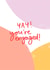 Yay you're engaged, engagement congratulations card. created by DaphneRosa
