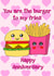 burger fries Anniversary Card 13598 created by Cutie McHootie 