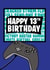 13th Fortnite Birthday Card 19206 created by Jackie Ponwaye Design