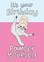 Pamper yourself on your birthday created by Sweary Cats by Leaf Lane Studio