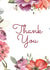 thank you thanks Thank You Card 20200 created by Georgia White
