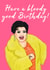 Baga Chipz rupaul Birthday Card 18660 created by The Queer Store